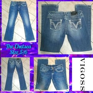 Vigoss The Chelsea Slim Boot Cut Jeans Sz. 5/6
